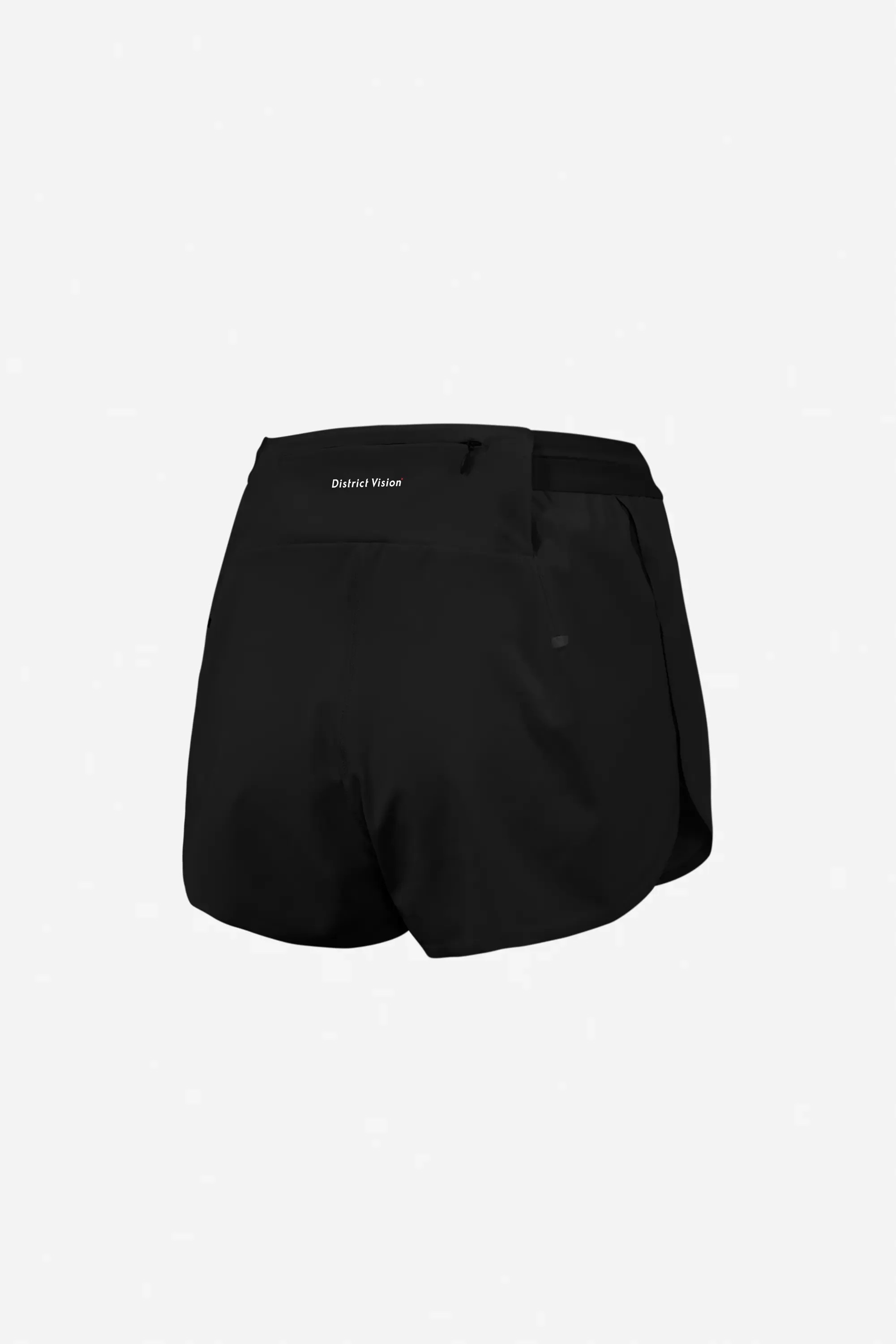 District Vision Womens Vedana Split Shorts - Black
