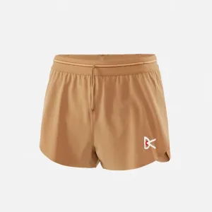 District Vision Womens Vedana Split Shorts - Sand