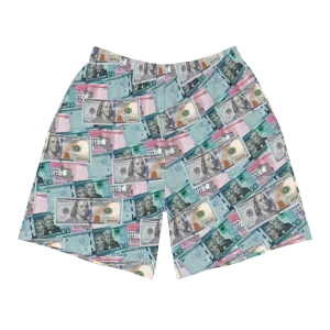 Dominican Pesos y Dolares Men's Athletic Long Shorts Swimsuit