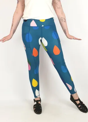 Doops unique print yoga pants medium
