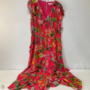 Dress Casual Maxi By Chicos In Floral Print, Size: L