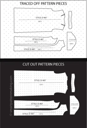 Dresses Paper Pattern Cutting
