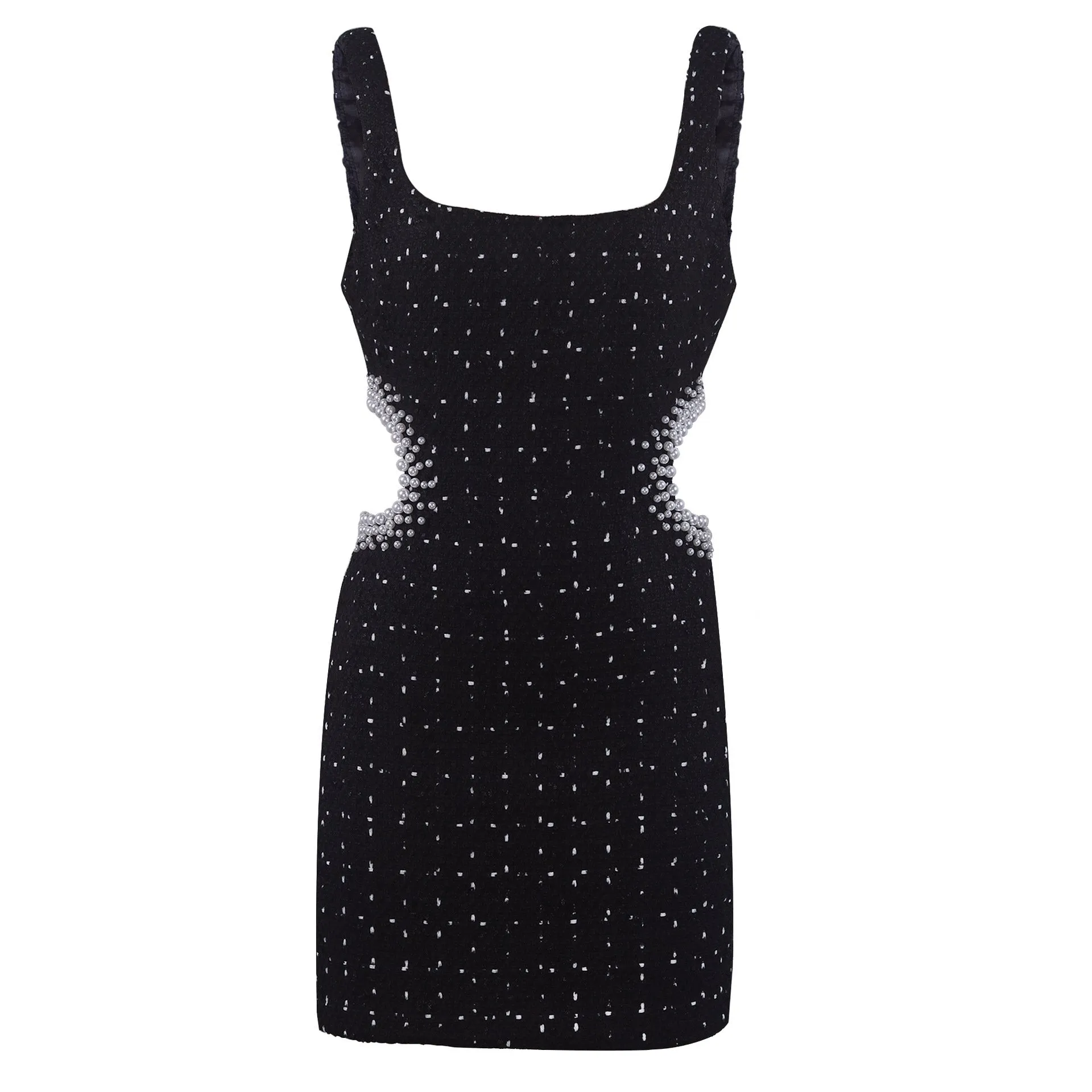 Fashion Party Beads Decoration Bodycon Mini Dresses