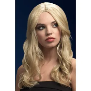 Fever Khloe Wig - Dark Blonde, Long Wave with Centre Parting