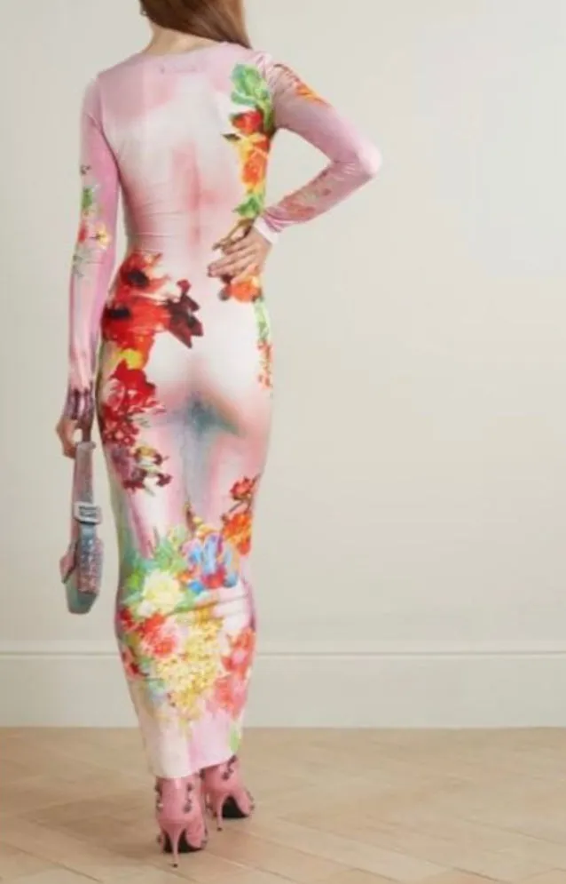 Floral Printed Maxi Dress