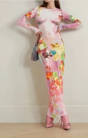 Floral Printed Maxi Dress