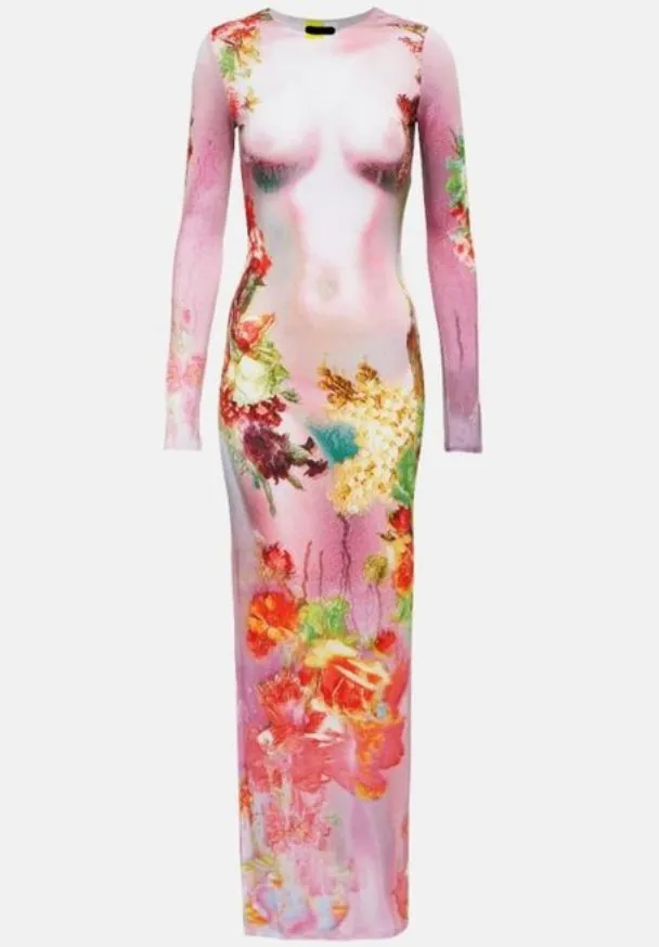 Floral Printed Maxi Dress