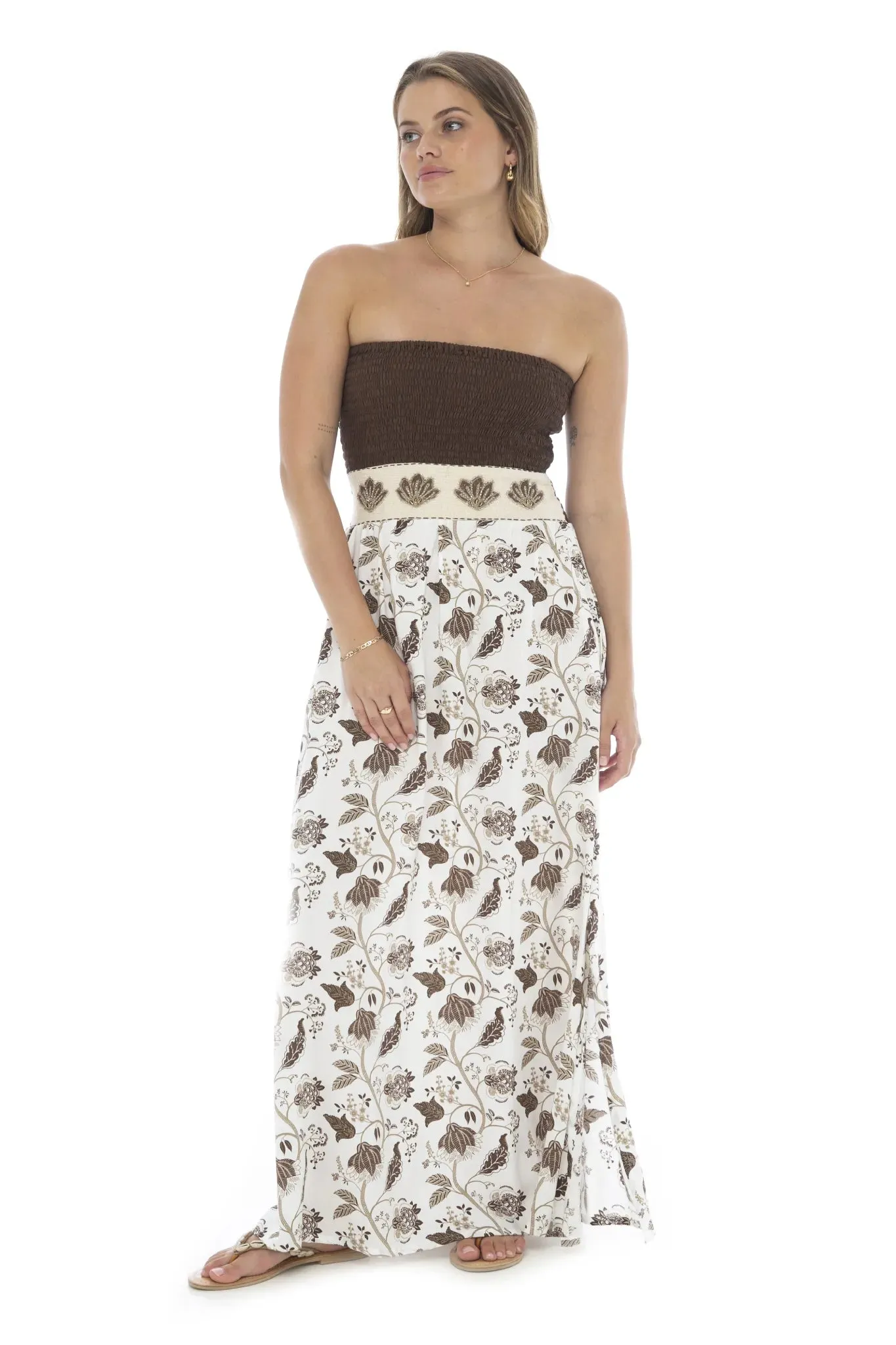 Flower Maxi Long Dress