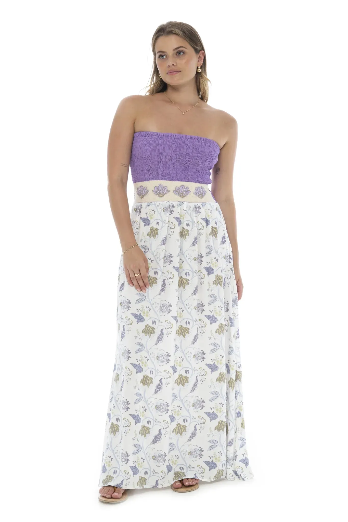 Flower Maxi Long Dress