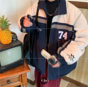 Full Zip Color Block Outdoor Jacket