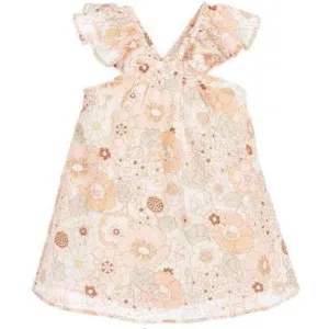 Girls Peach Mini-Me Dress