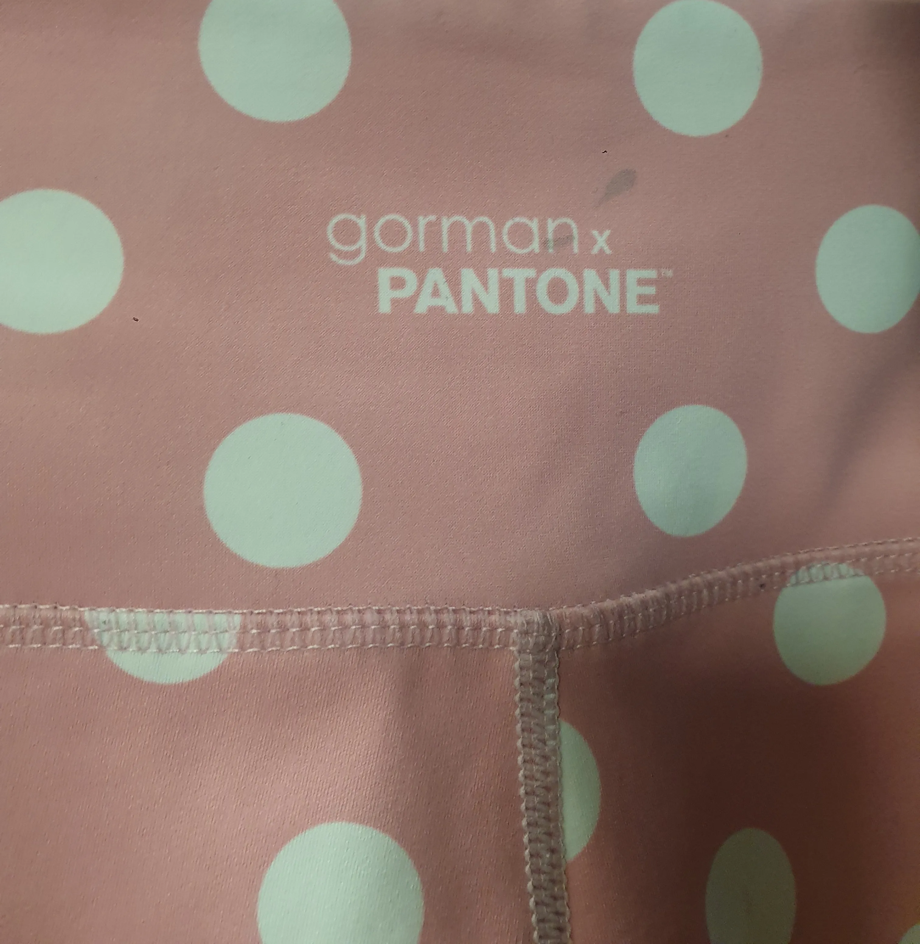 Gorman   Pantone pink polka dot yoga / workout pants size 12