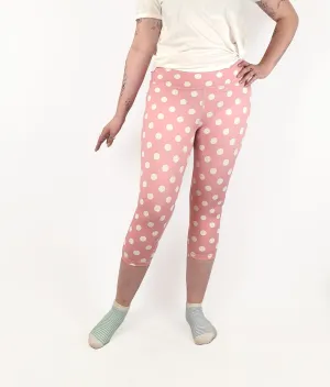 Gorman   Pantone pink polka dot yoga / workout pants size 12