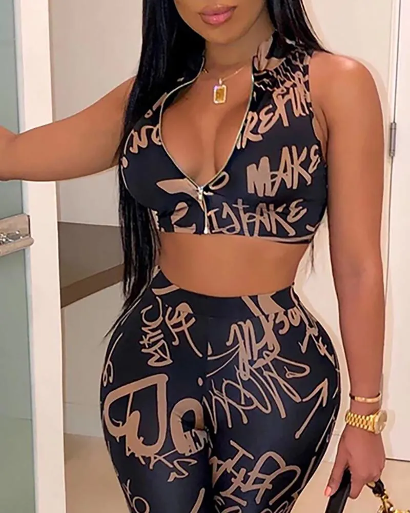 Graffiti Queen 2 PCS Pant Set