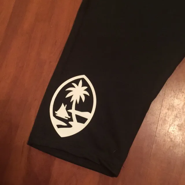 GUAM ISLANDS YOGA CAPRI PANTS (PINK) ON SALE