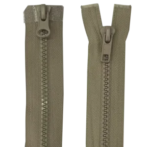 Heavy Duty Moulded Plastic Chunky 2 Way Zip 20" (51cm)
