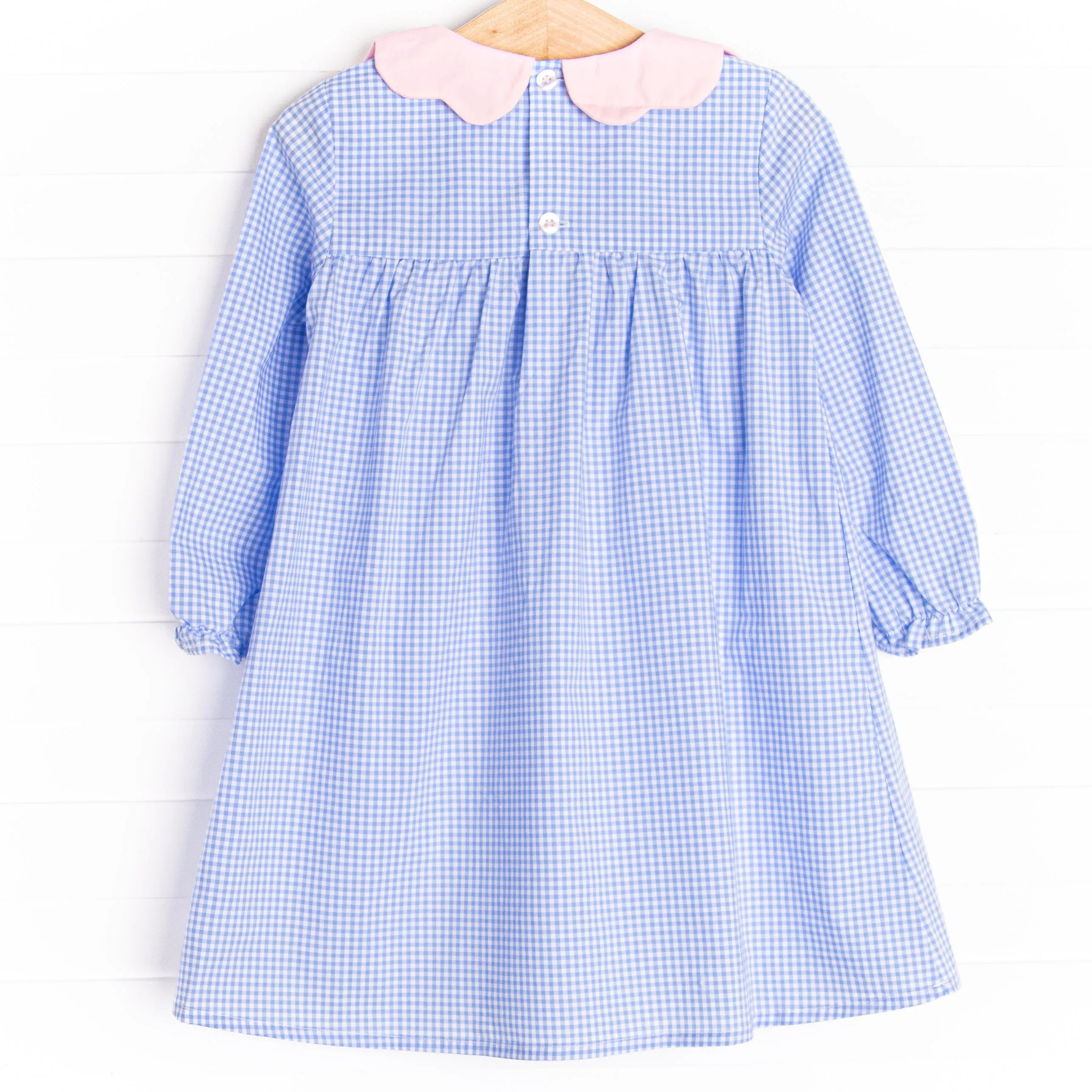 Heidi Dress, Blue Gingham