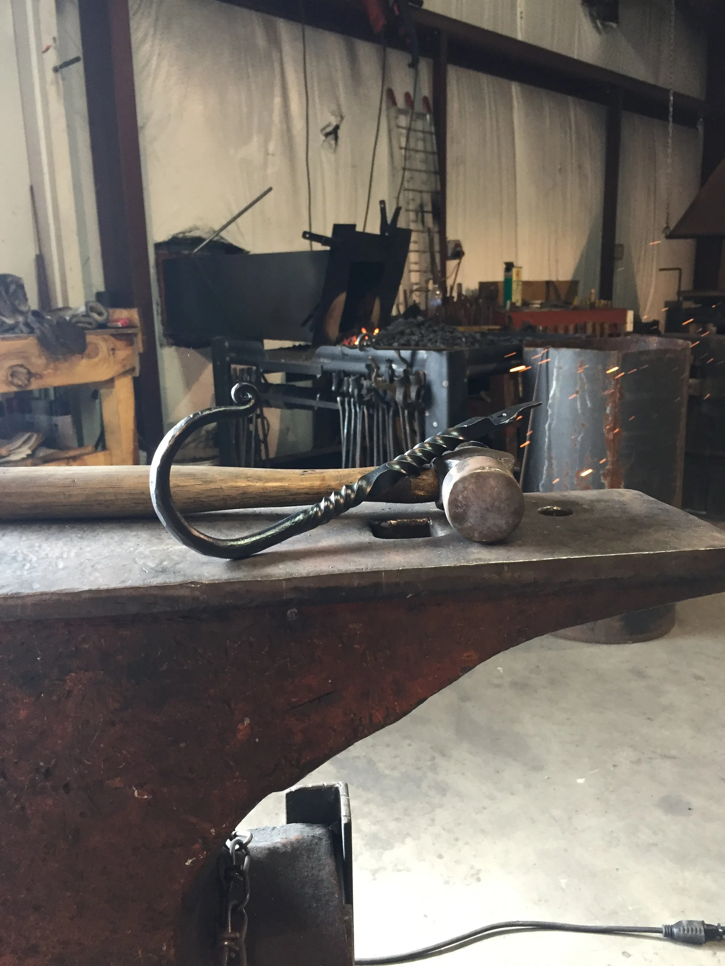 Hook, 10-inch Twisted