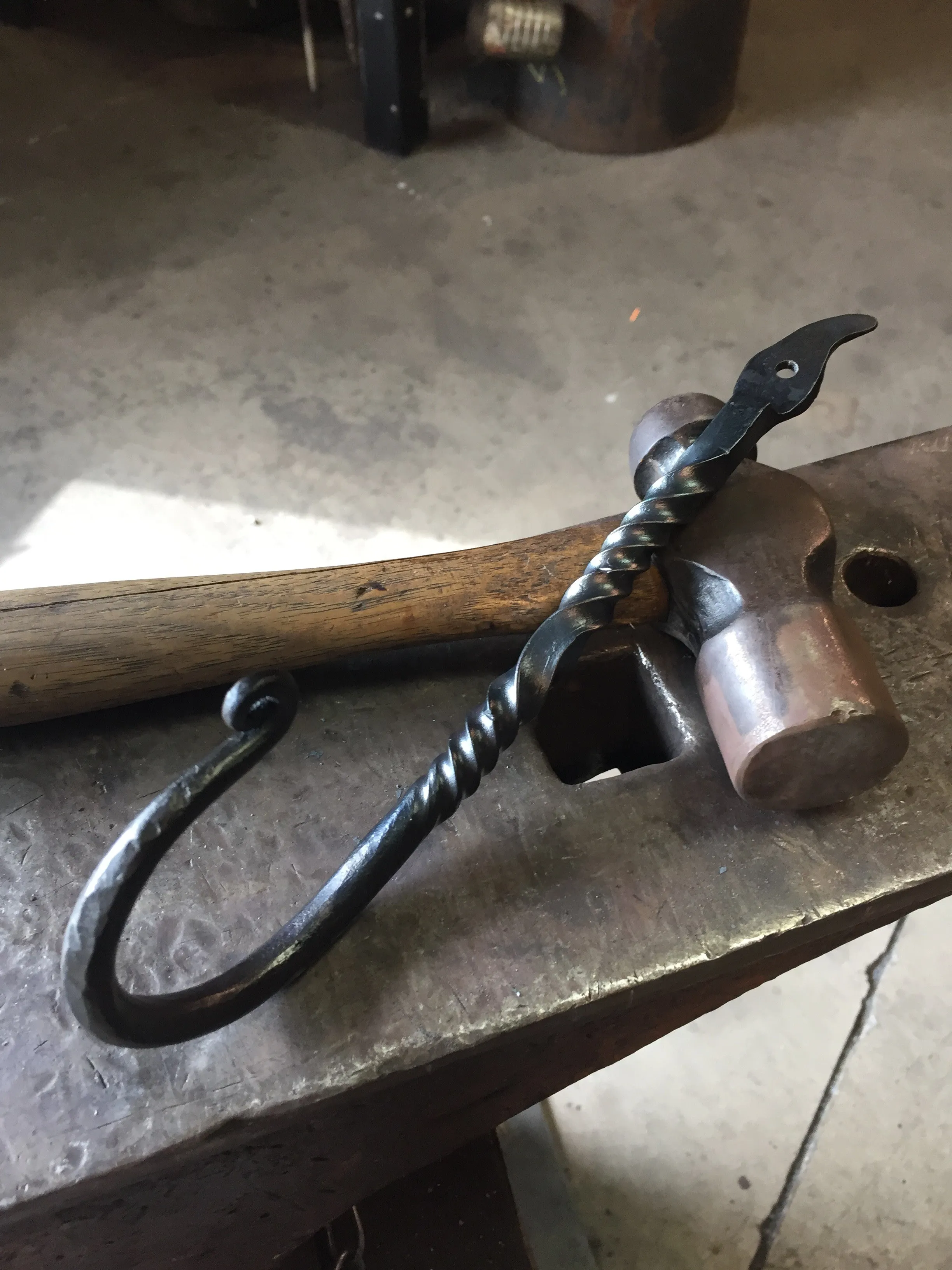 Hook, 10-inch Twisted