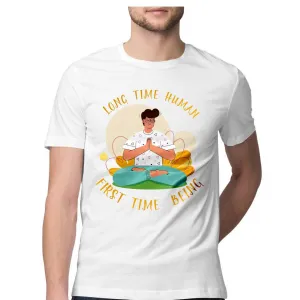 Human Being 100% Cotton T-shirt for men