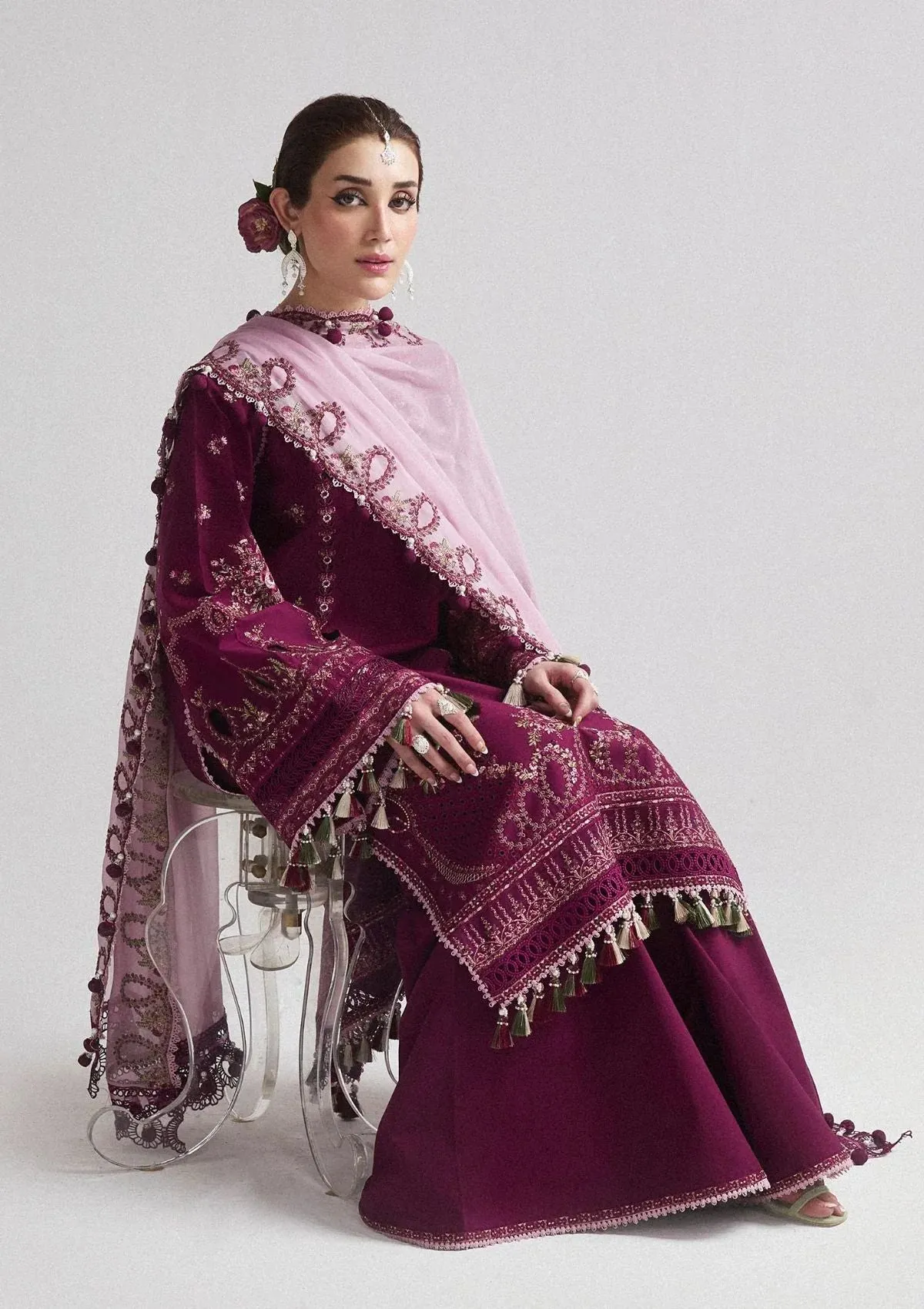 HUSSAIN REHAR | SPRING SUMMER '24 EID EDIT | SANGRIA