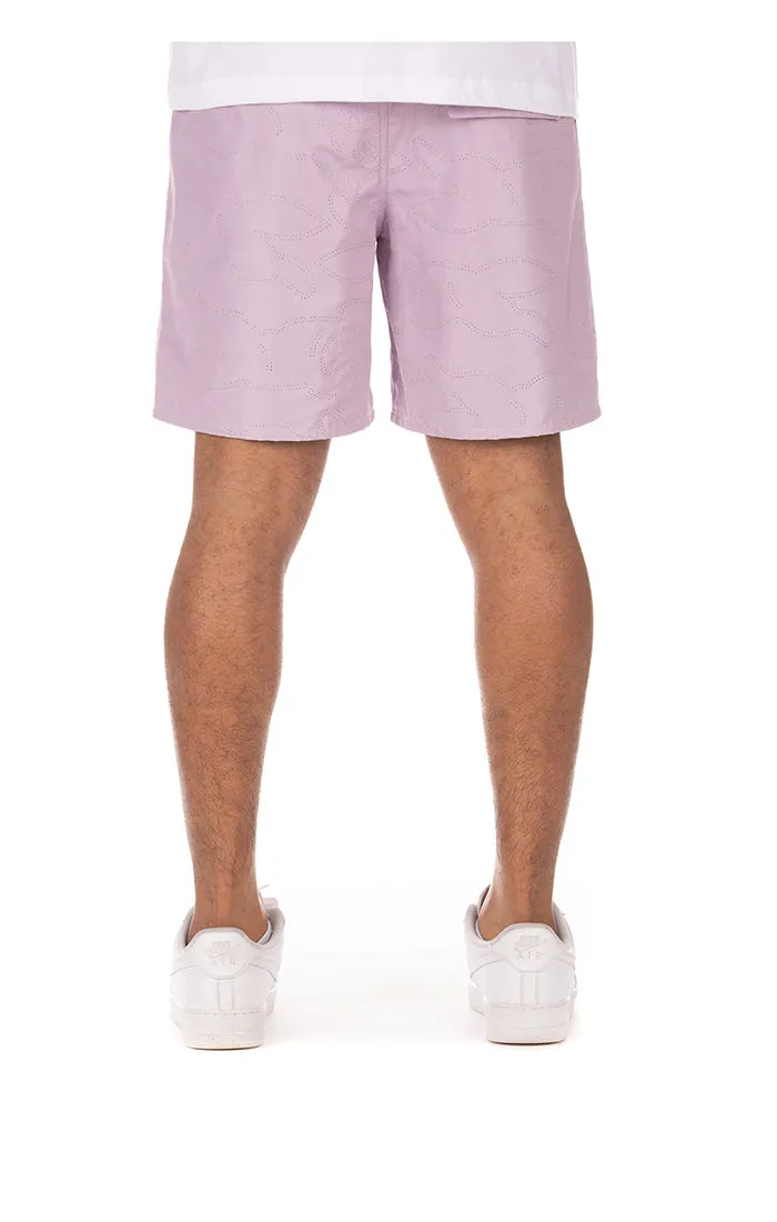 Icecream Running Dog Shorts- Lavender Frost
