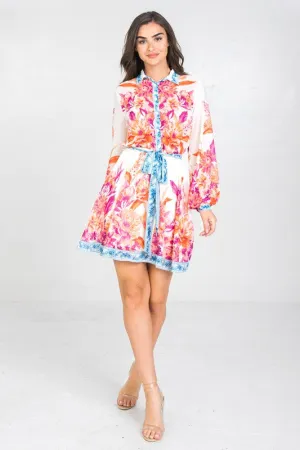 Ivy Printed Mini Dress