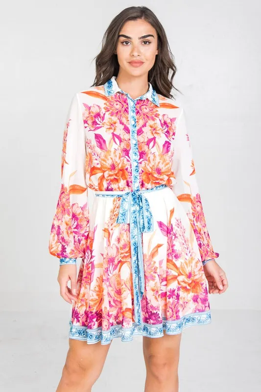 Ivy Printed Mini Dress