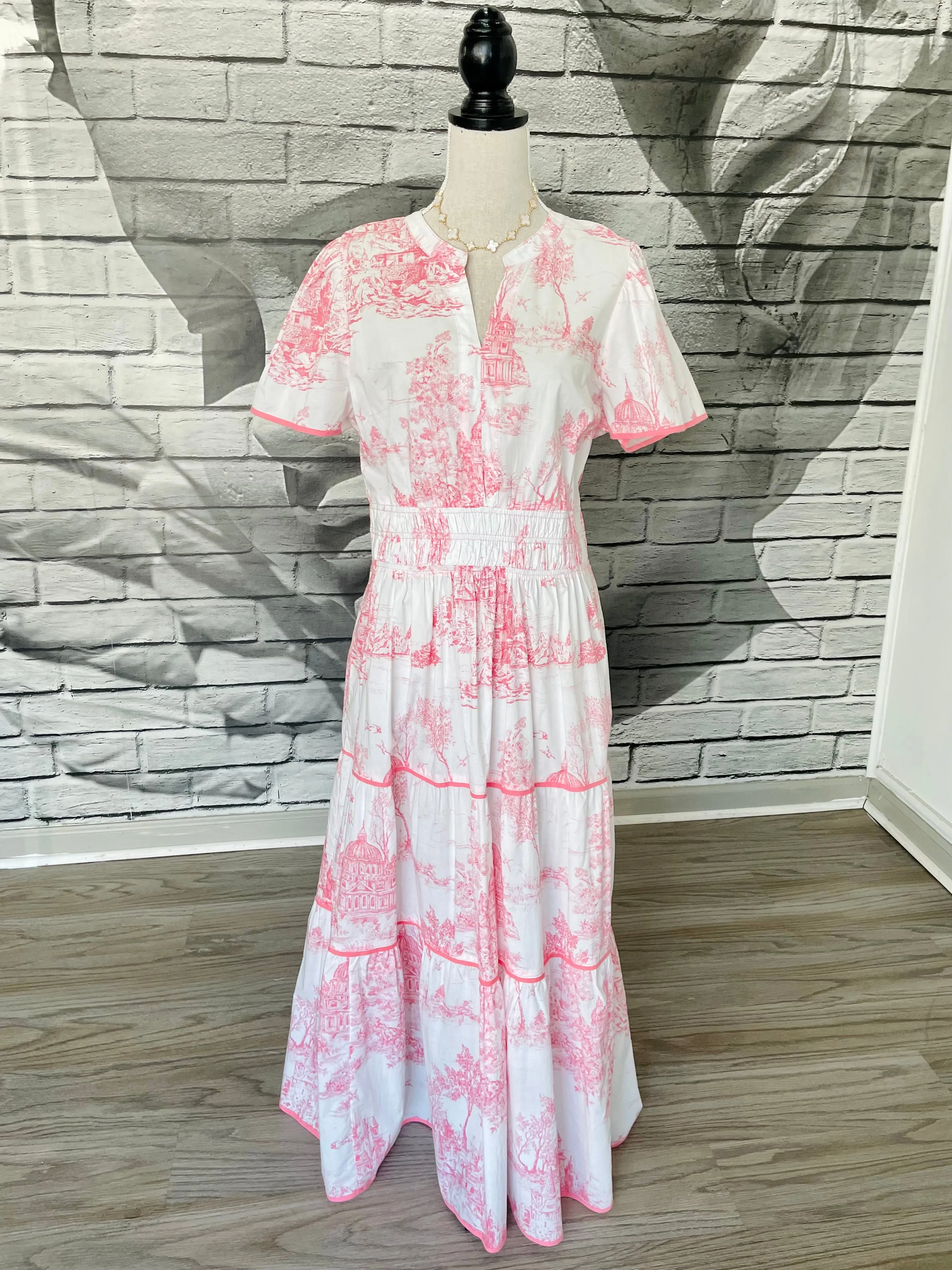 Julie Toile Maxi Dress