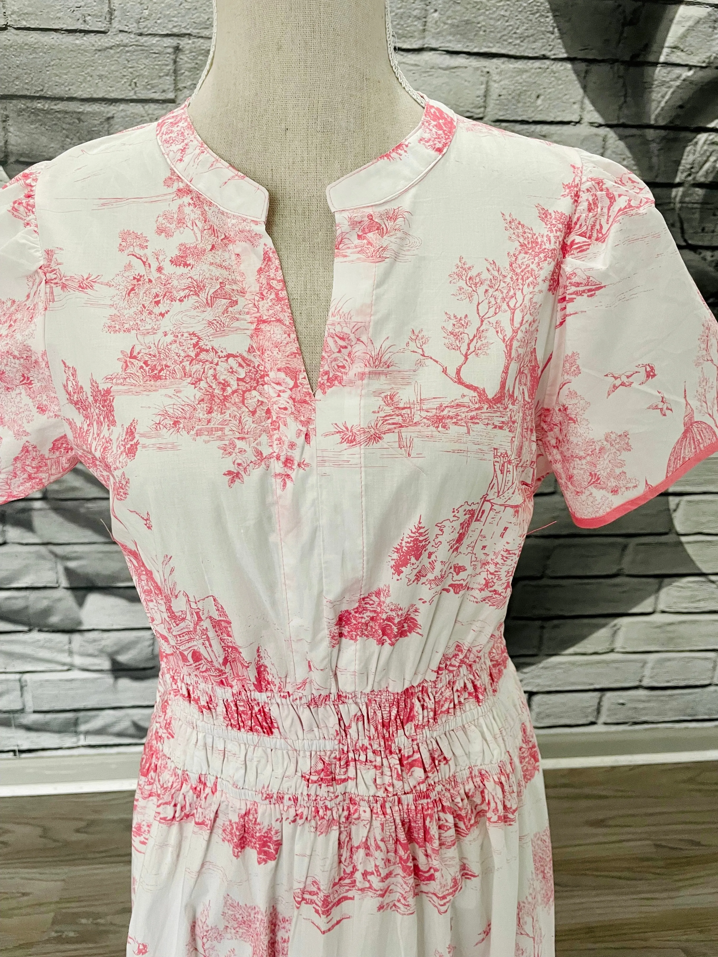 Julie Toile Maxi Dress