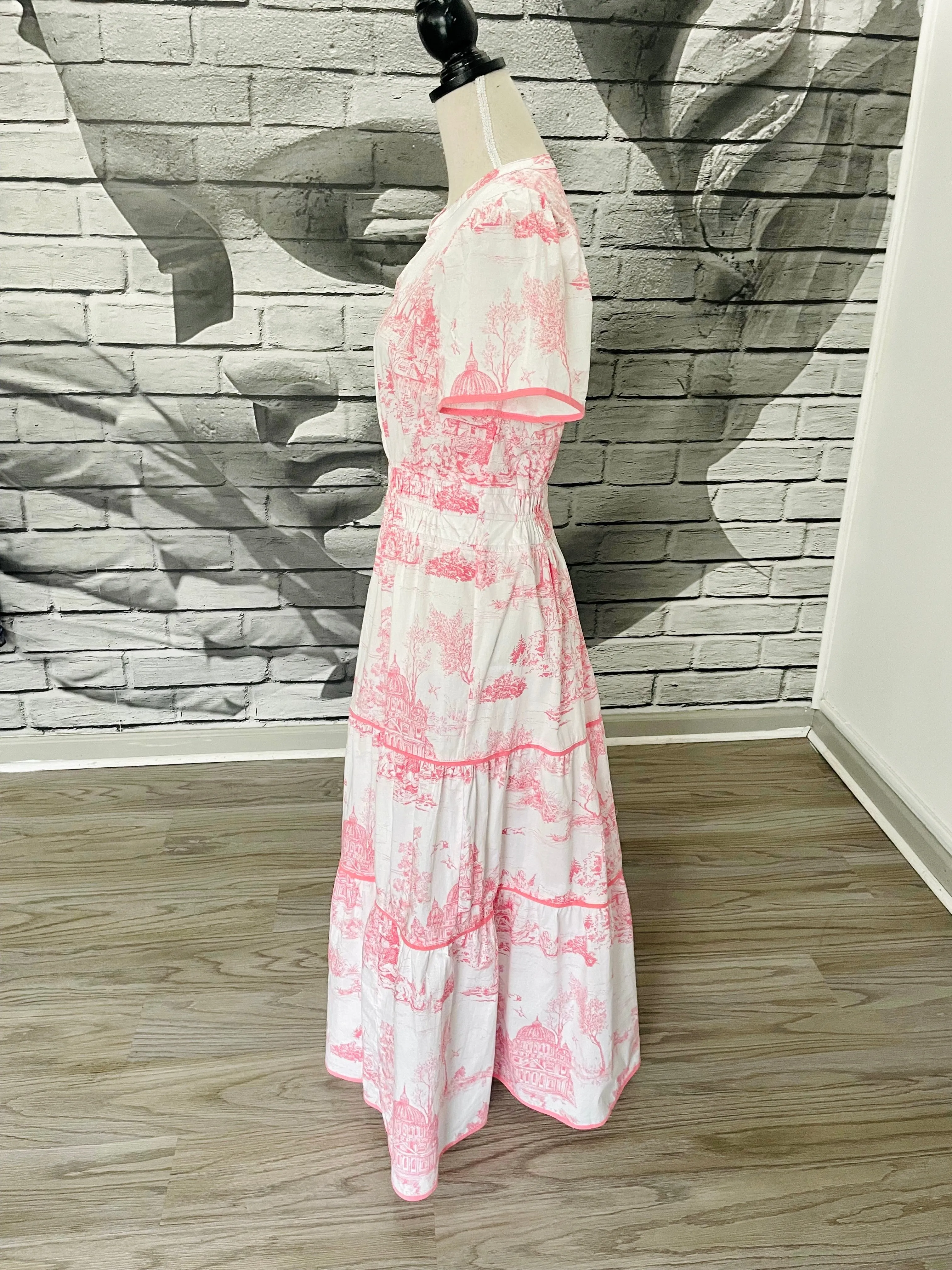 Julie Toile Maxi Dress