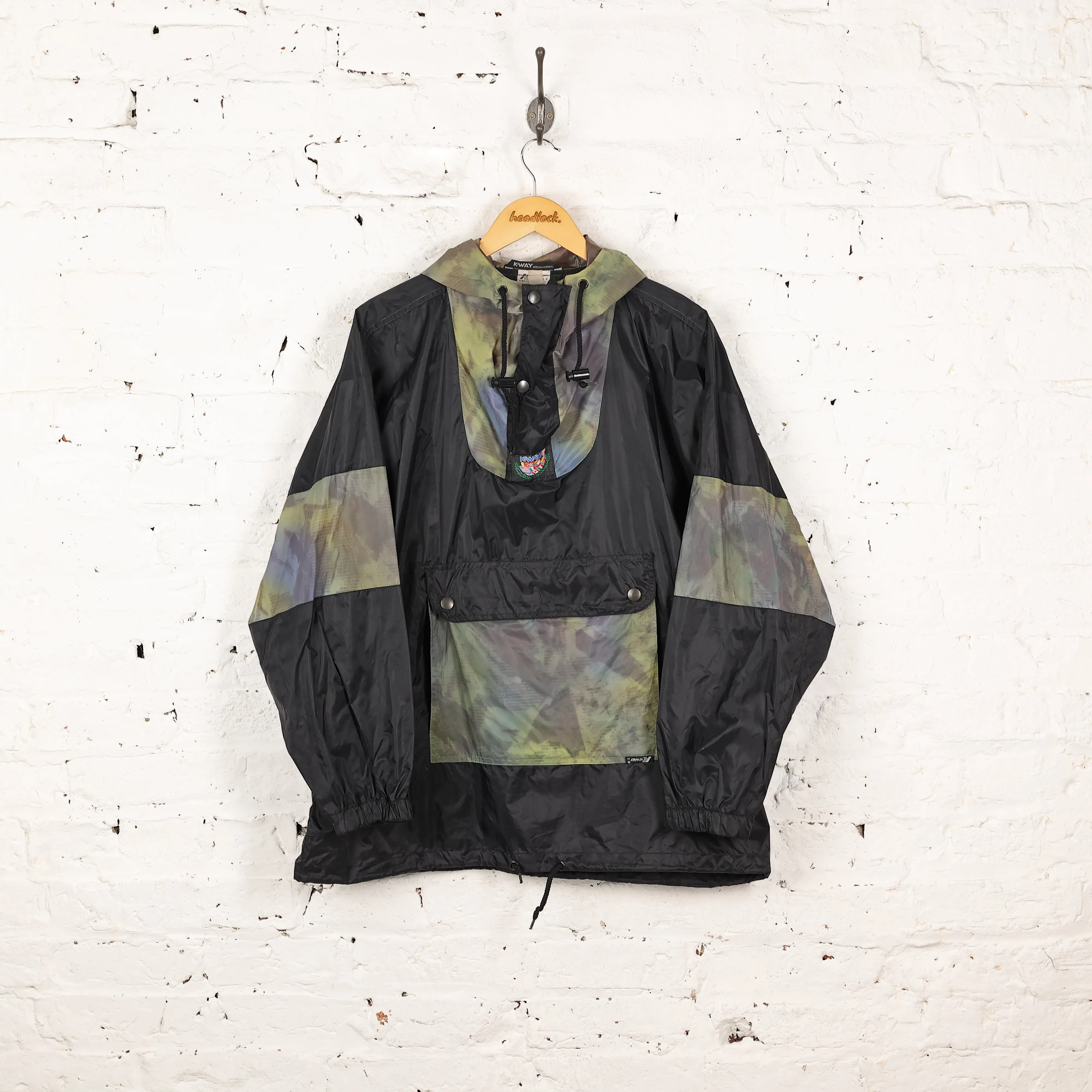 K Way International Pac A Mac Cagoule Jacket - Black - L
