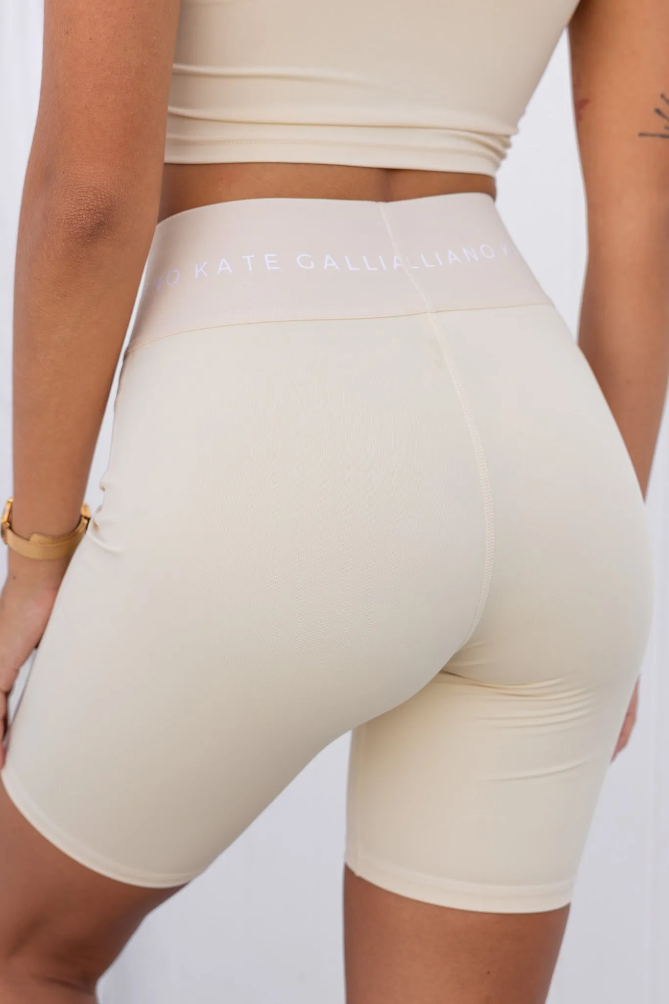 KG Luxe Bike Shorts - Cream