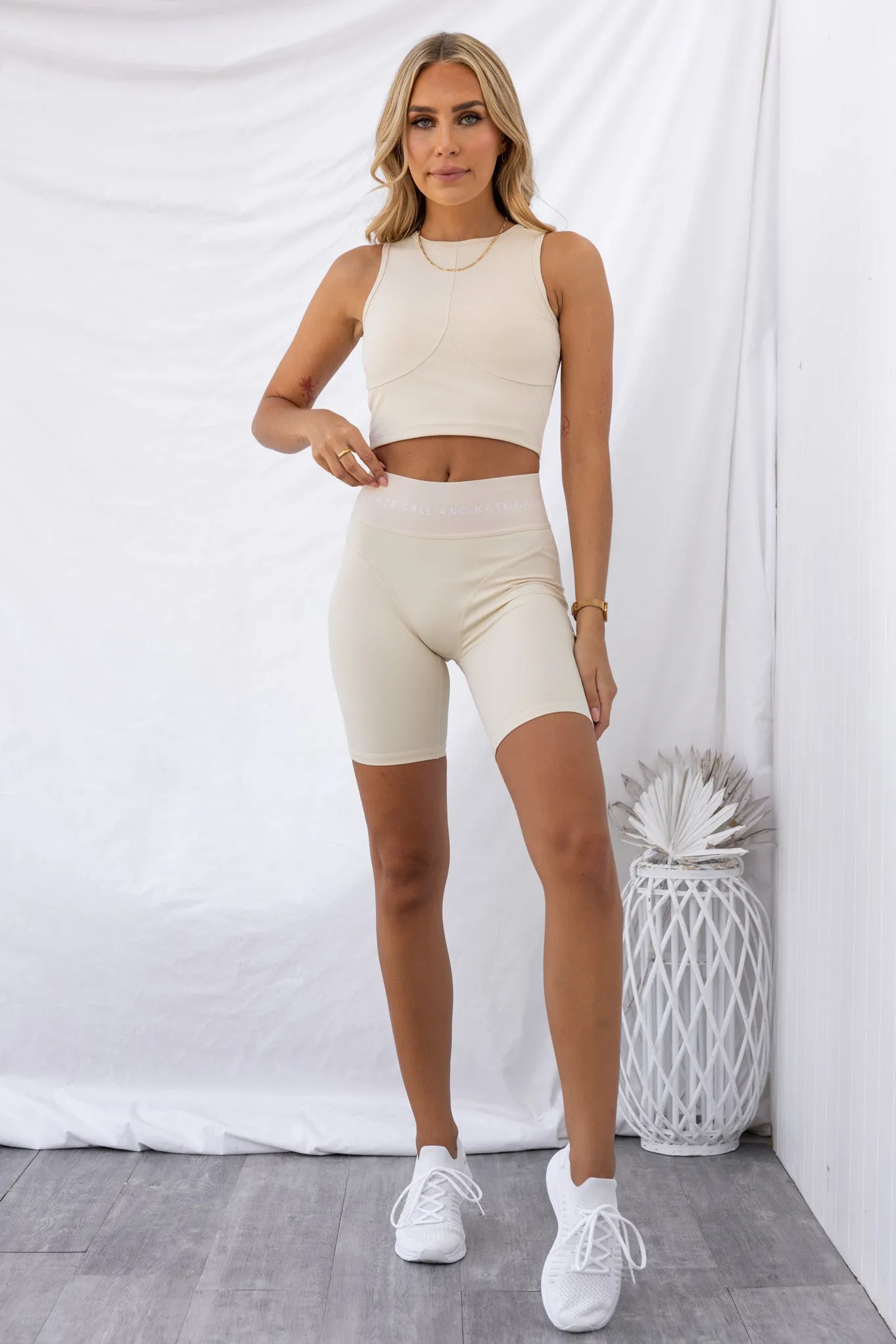KG Luxe Bike Shorts - Cream