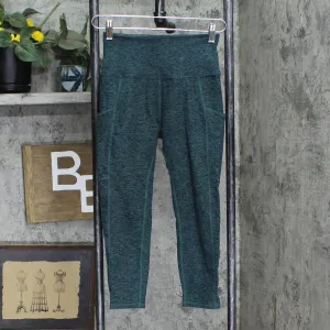 Kirkland Signature Womens Capri Leggings Brushed Yoga Leggings 7772020 Green S