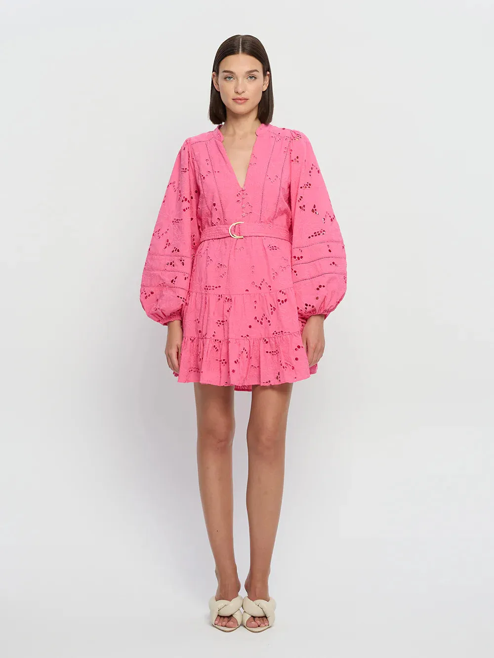 Kivari Corfu Mini Dress Pink
