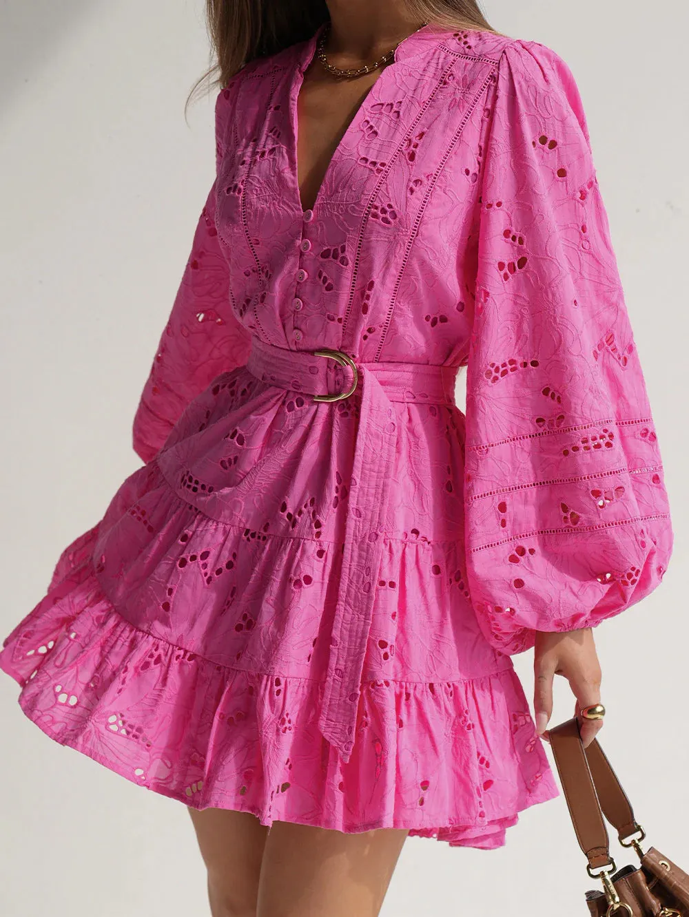 Kivari Corfu Mini Dress Pink