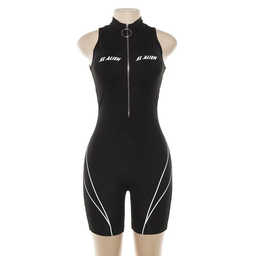 KL Alien Sleeveless Playsuit (5 Colors)