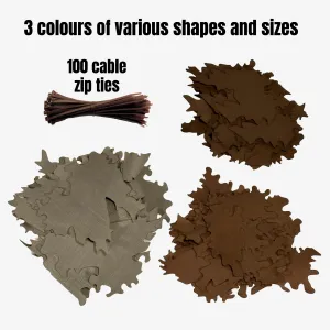 KMCS Ghillie Leafs - Dark Colours