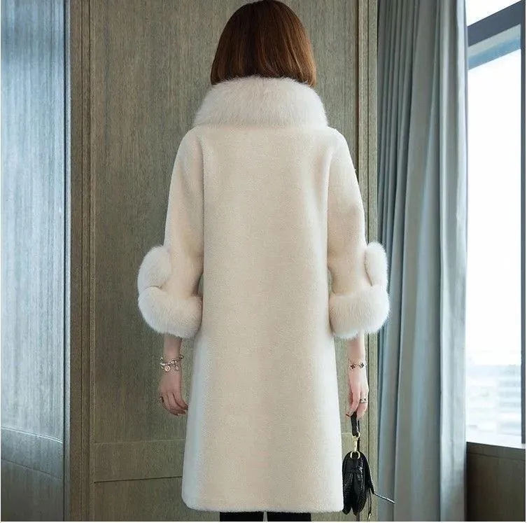 Lee Fur Woolen Coat