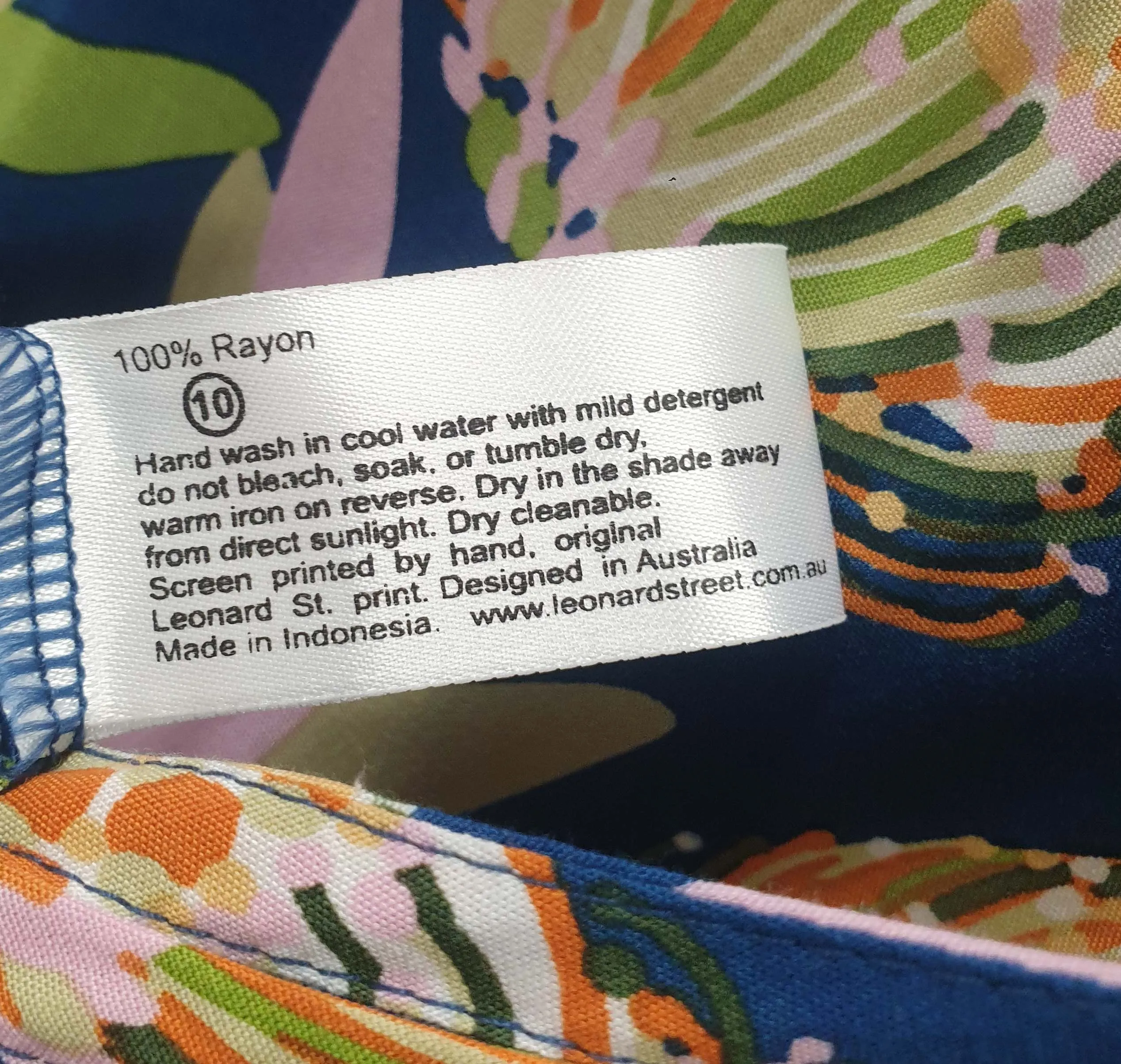 Leonard St protea print wide leg sleeveless jumpsuit size 10