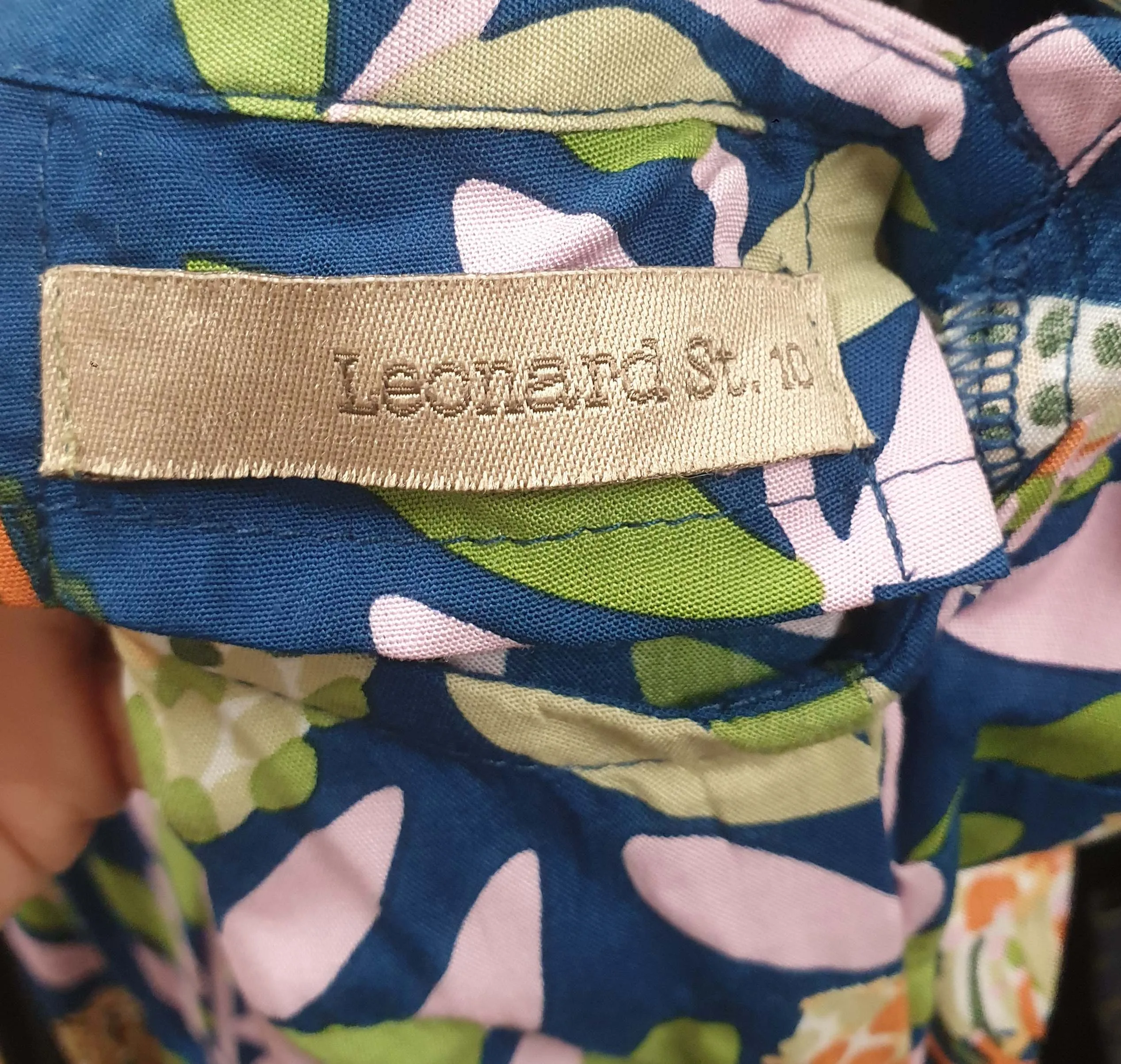 Leonard St protea print wide leg sleeveless jumpsuit size 10