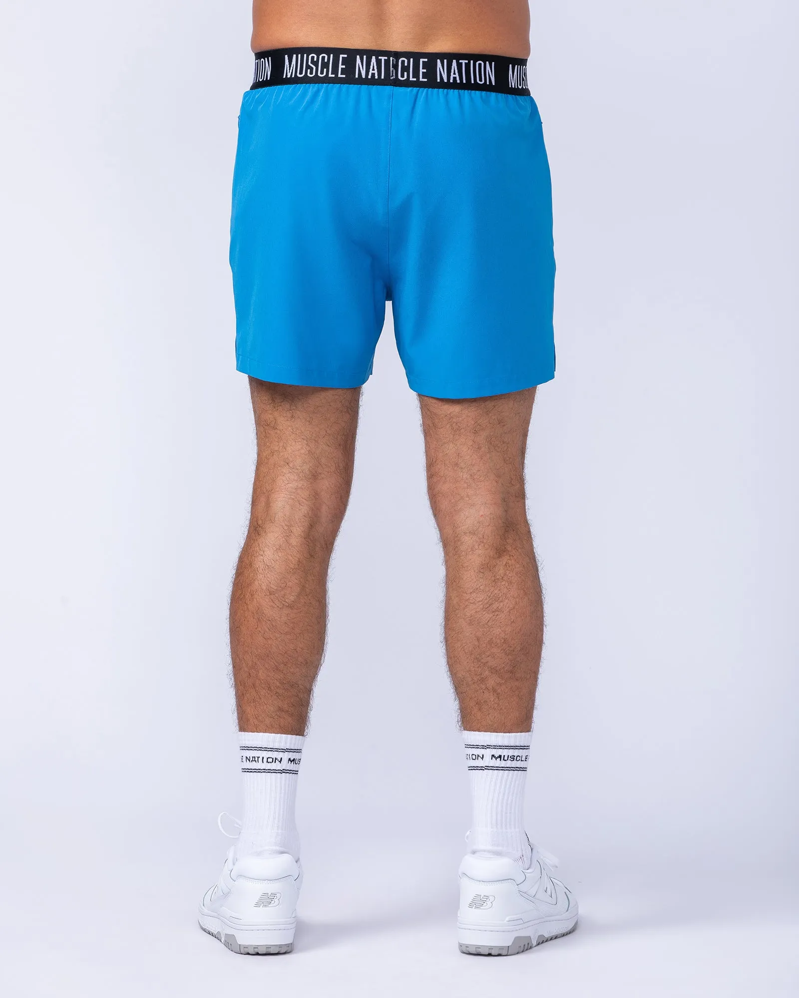 Level Up Training 4" Shorts - Azure Blue