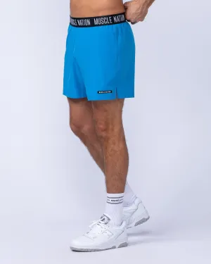 Level Up Training 4" Shorts - Azure Blue