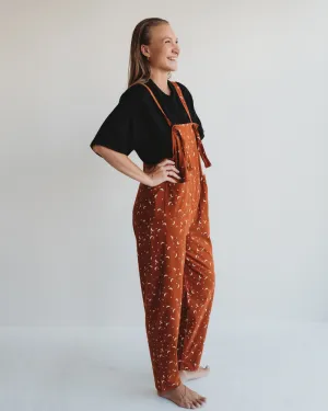 Lila One World Print Dungarees