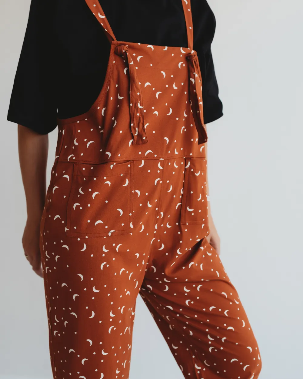 Lila One World Print Dungarees