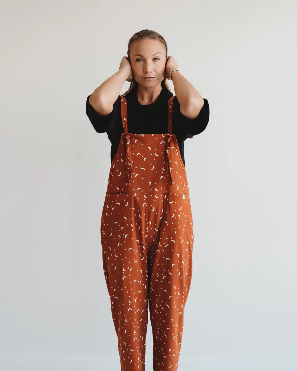 Lila One World Print Dungarees