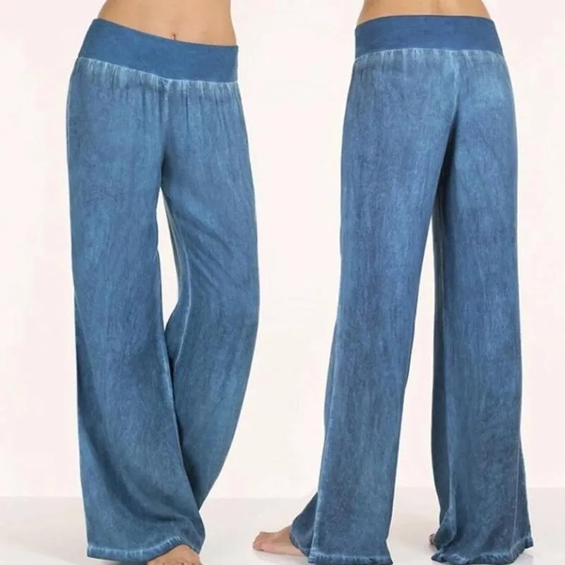 Lässige Elastische Lose Hose mit Niedriger Taille