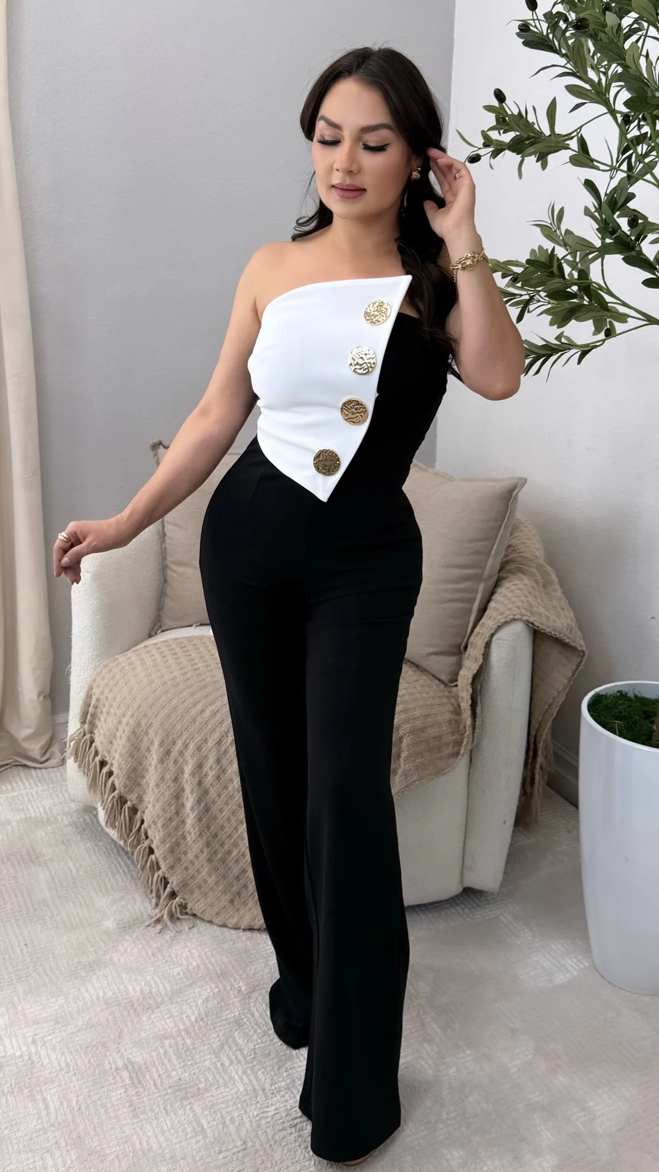 LYDIA BLACK JUMPSUIT