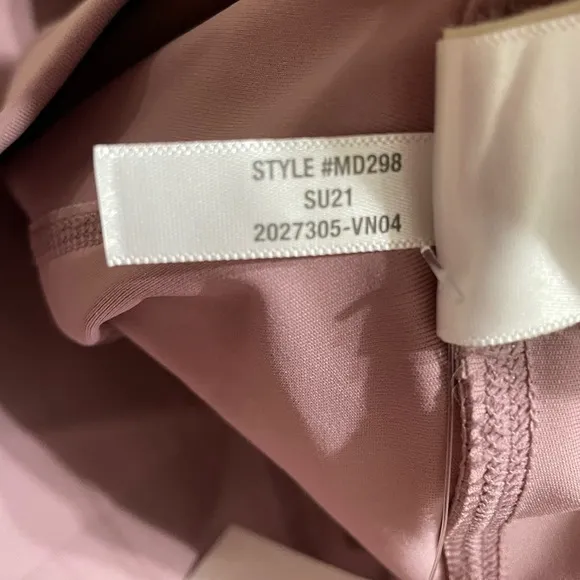 Madewell MWL‎ Form High-Rise 7&quot; Biker Shorts in Mauve Size XS